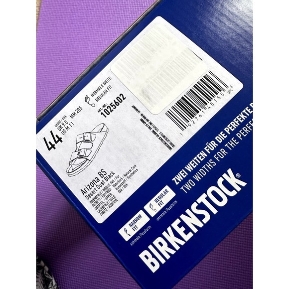 NWT BIRKENSTOCK Arizona Fur Shearling Black Sandals Size 11 Men Shoes main image 7